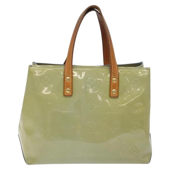 LOUIS VUITTON Monogram Vernis Reade PM Hand Bag Baby Blue - Picture 3 of 16